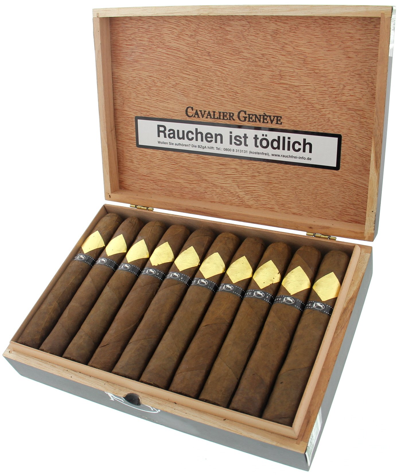 Cavalier Genève Black Series II Toro Gordo Kiste offen