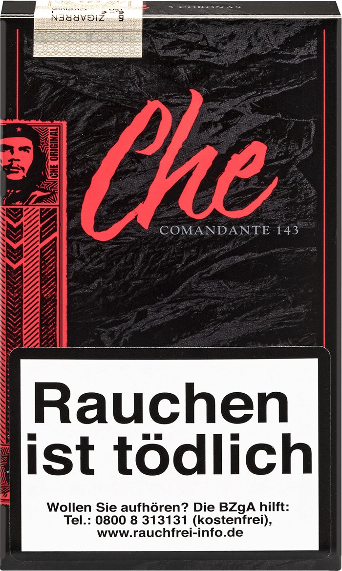 Che Zigarillos Comandante 143 (Corona) Schachtel