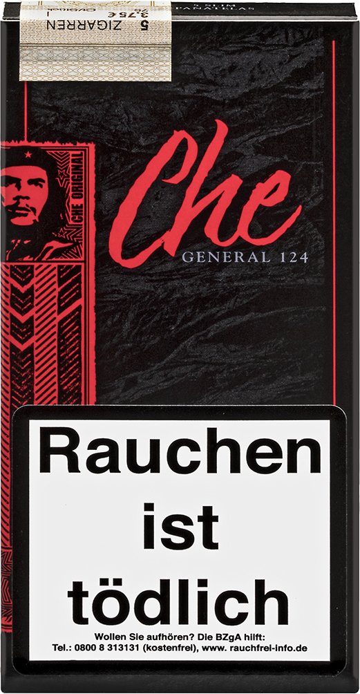 Che Zigarillos General 124 (Slim Panatela) Schachtel