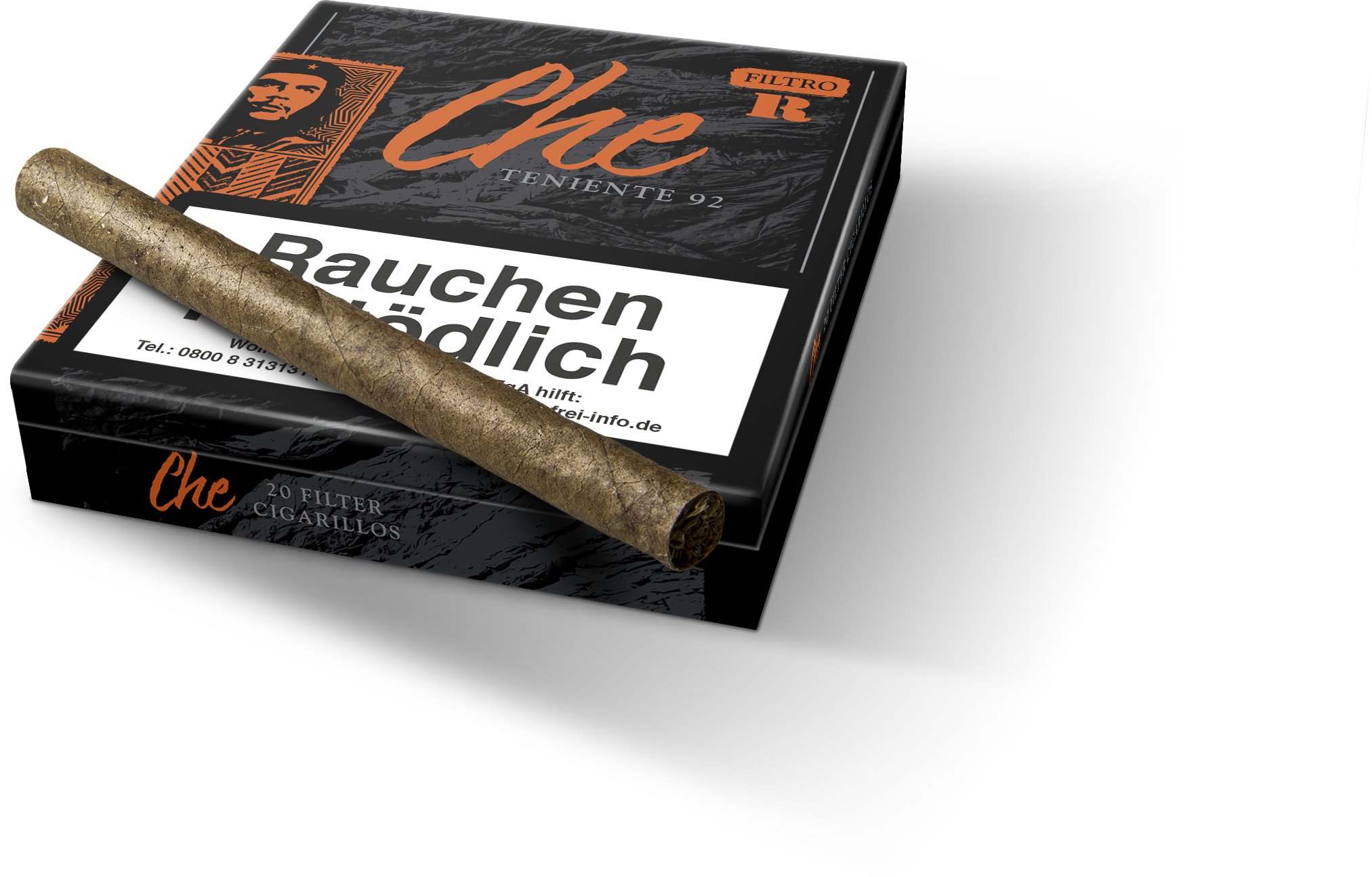 Che Zigarillos Teniente 92 Filtro R (Filter Cigarillos) Detailbild