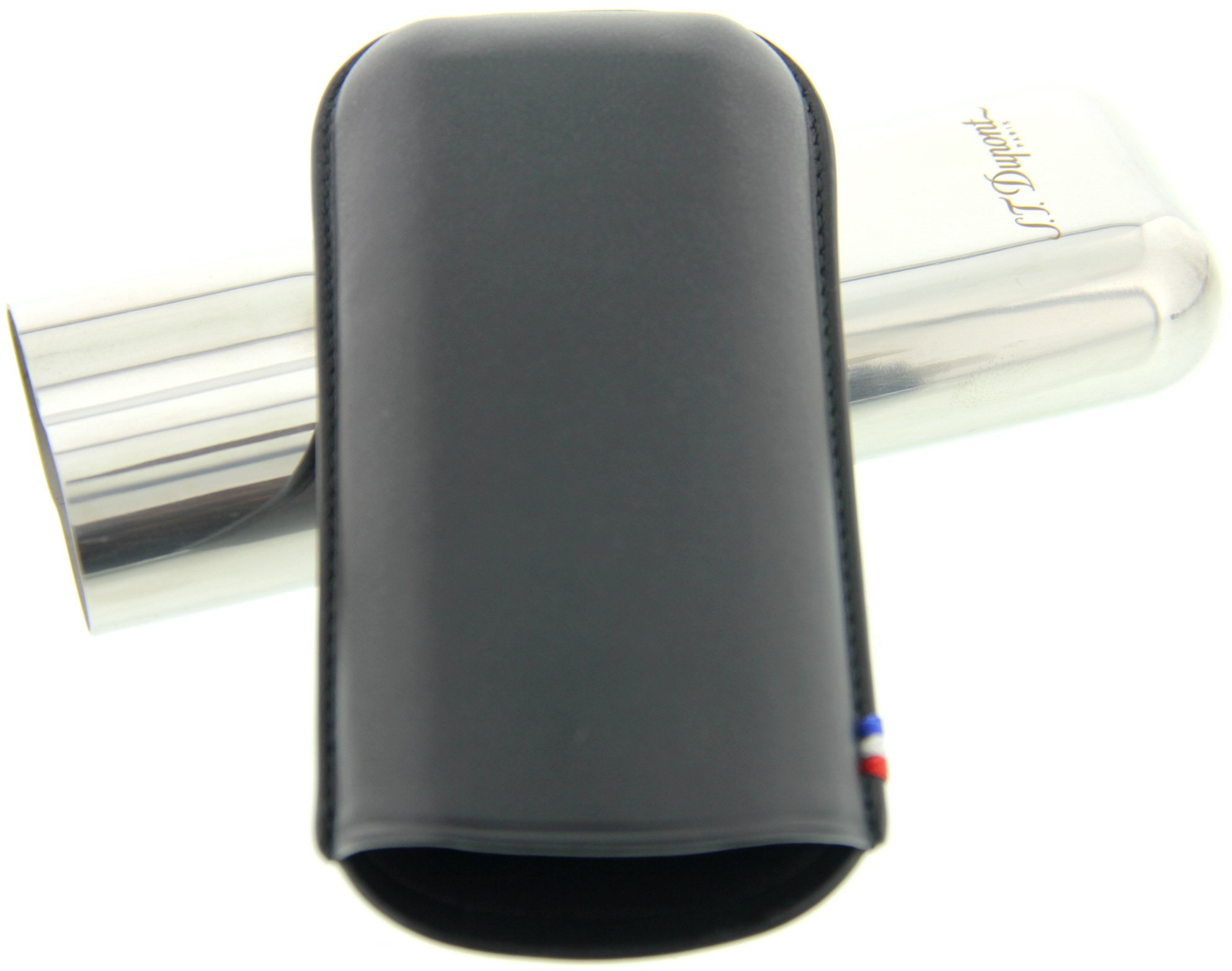 S.T. Dupont Zigarrenetui Metall 2er noir (183010) Detailbild
