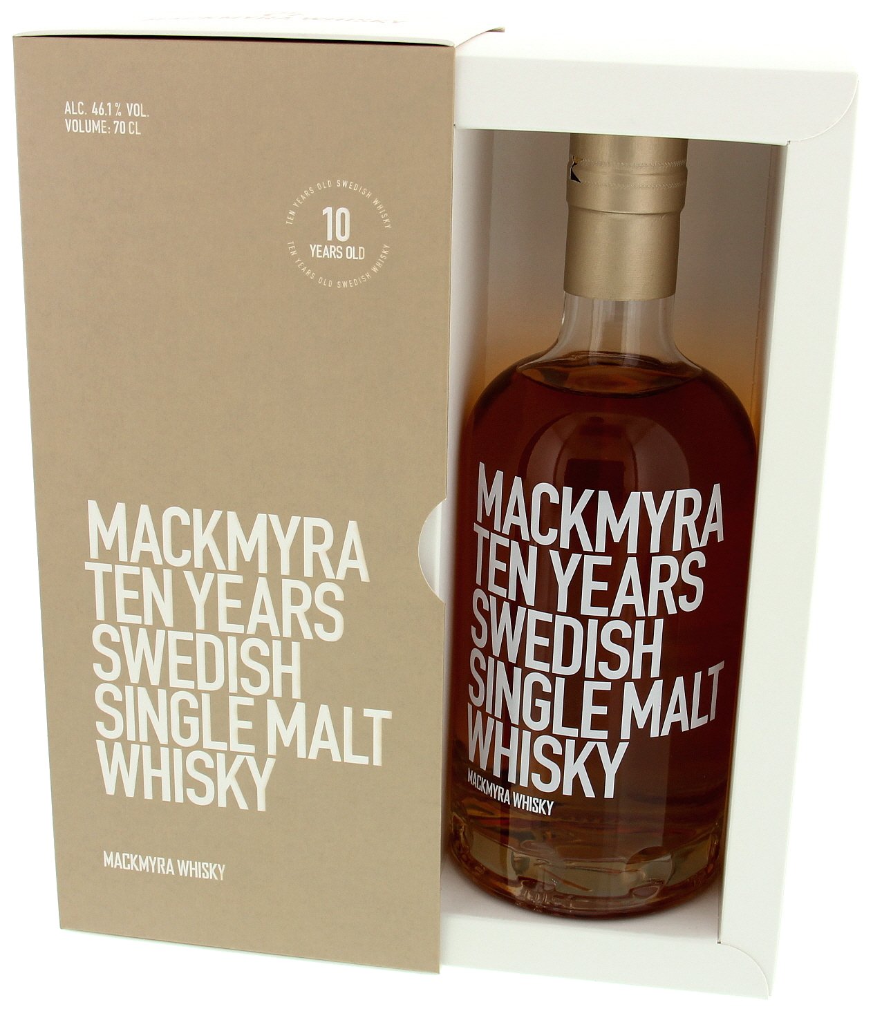 Mackmyra Single Malt Whisky 10 Years offen