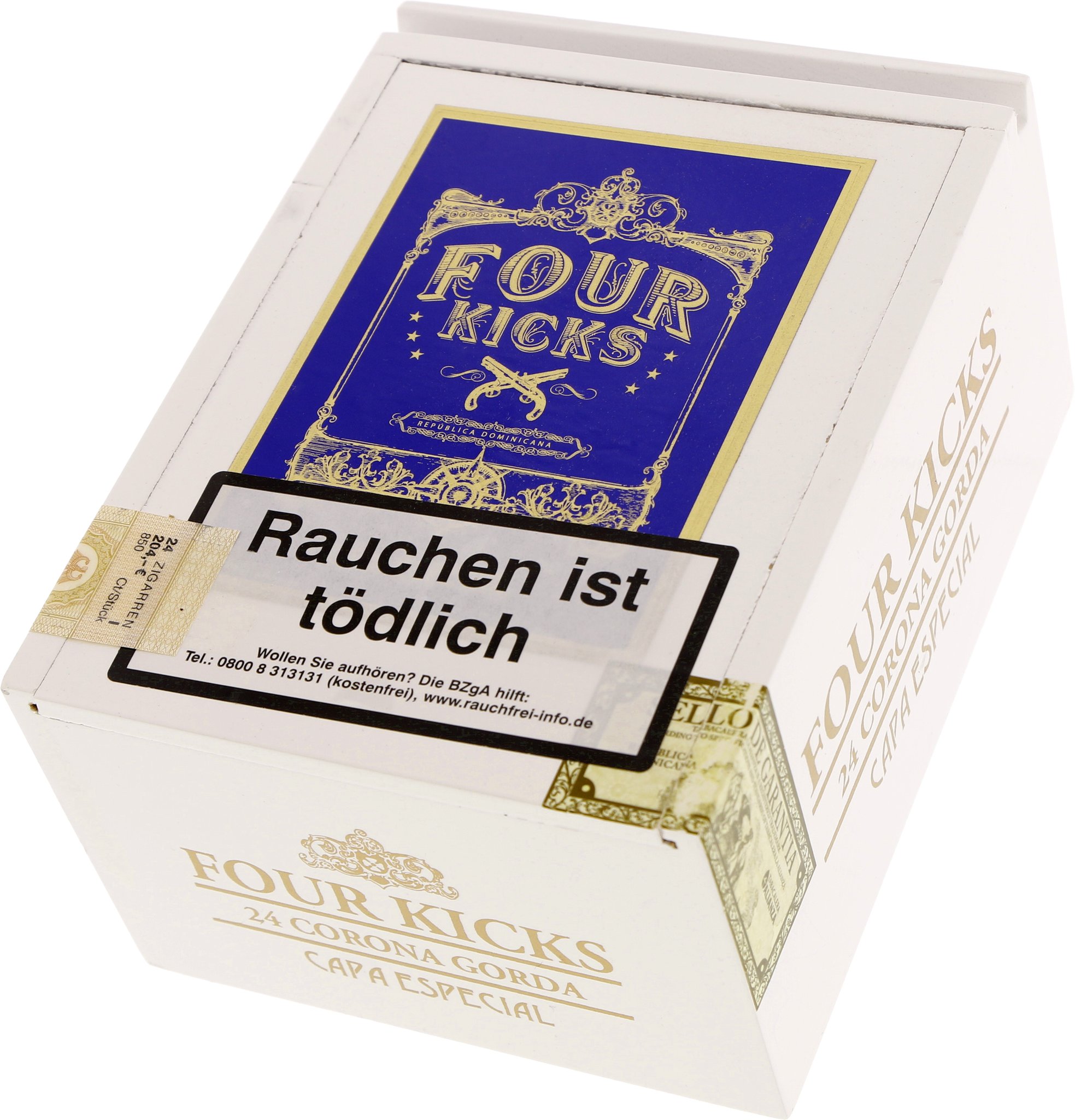 Crowned Heads Four Kicks Capa Especial Corona Gorda Kiste