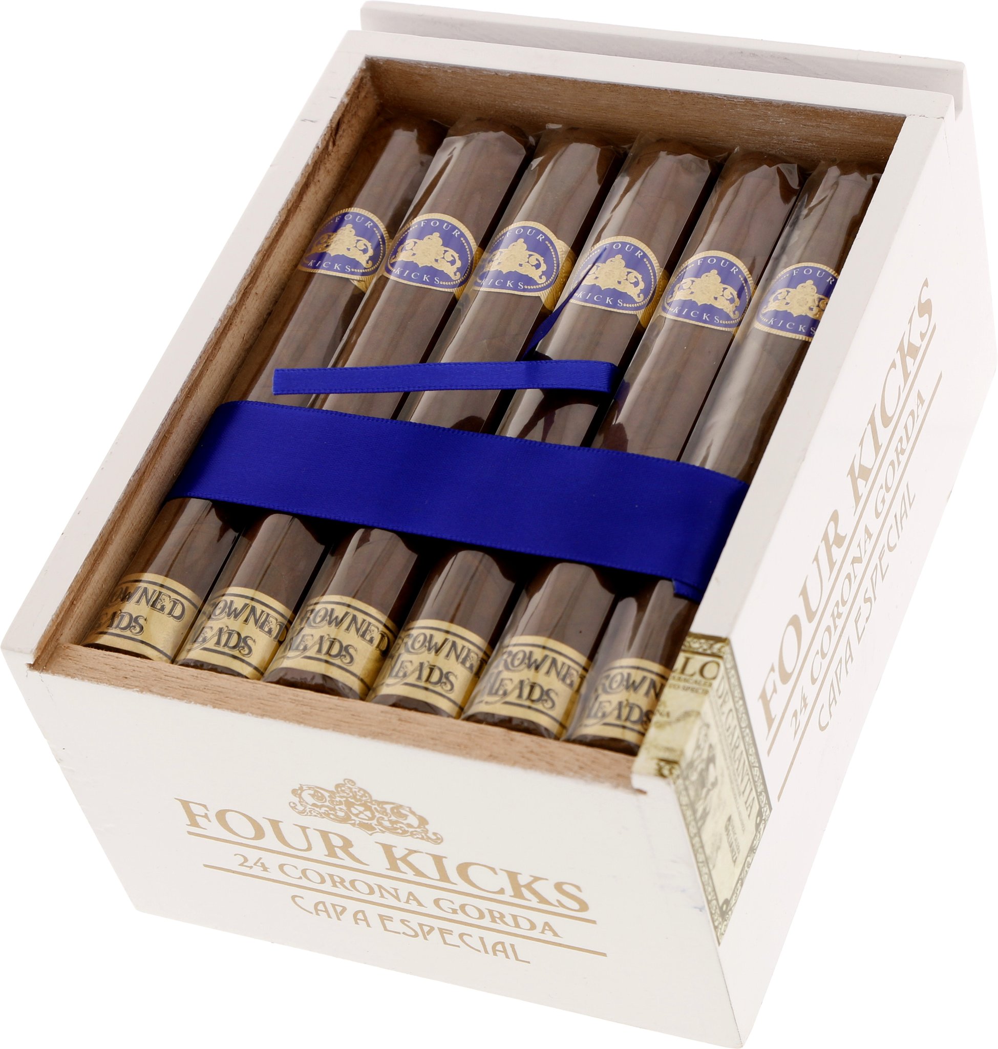 Crowned Heads Four Kicks Capa Especial Corona Gorda Kiste offen