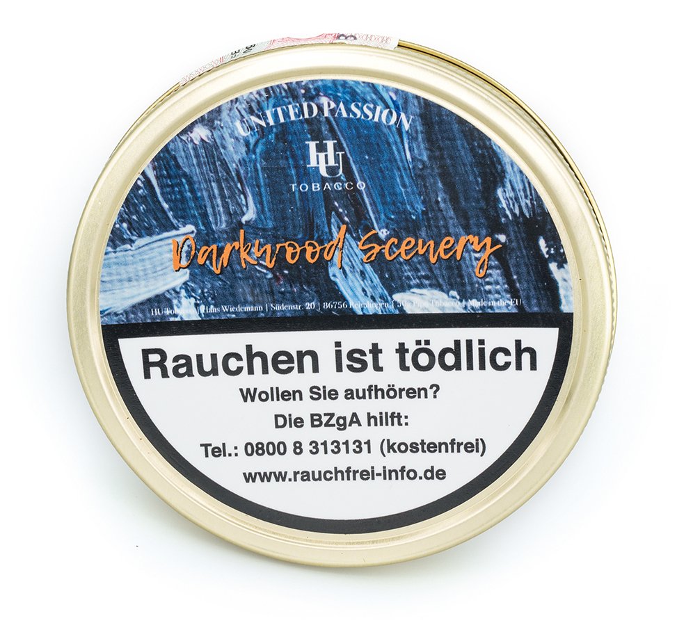 HU Tobacco United Passion Darkwood Scenery 50g Dose