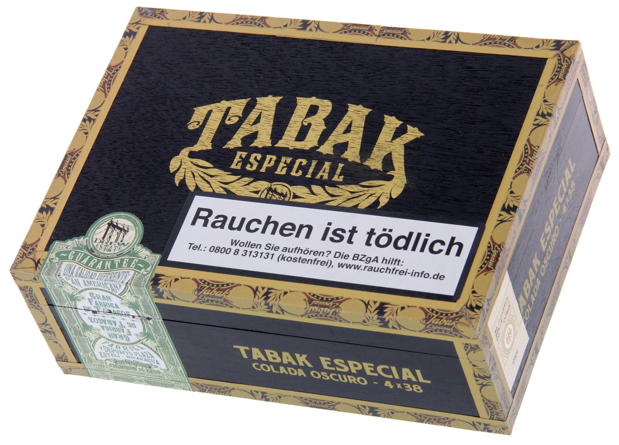 Drew Estate Tabak Especial Colada (Petit Corona) Oscuro Kiste