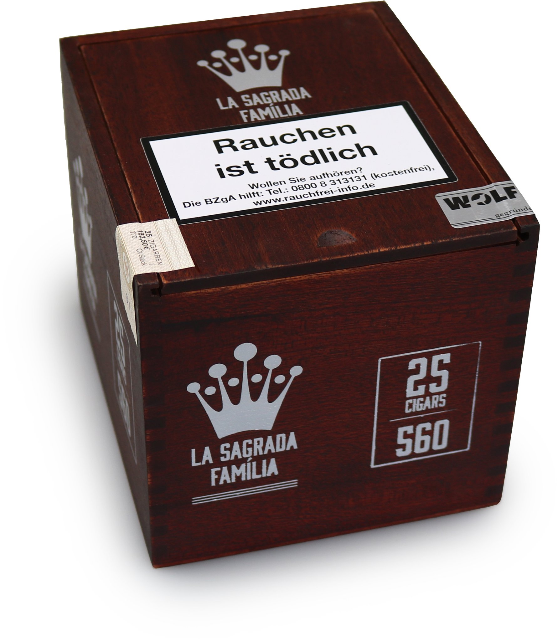 La Sagrada Familia Natural 560 Double Robusto Kiste