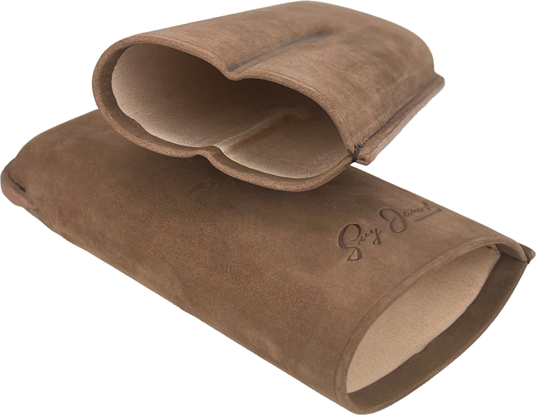 Guy Janot Cigarrenetui Jägerleder 2er Corona (8635) Detailbild