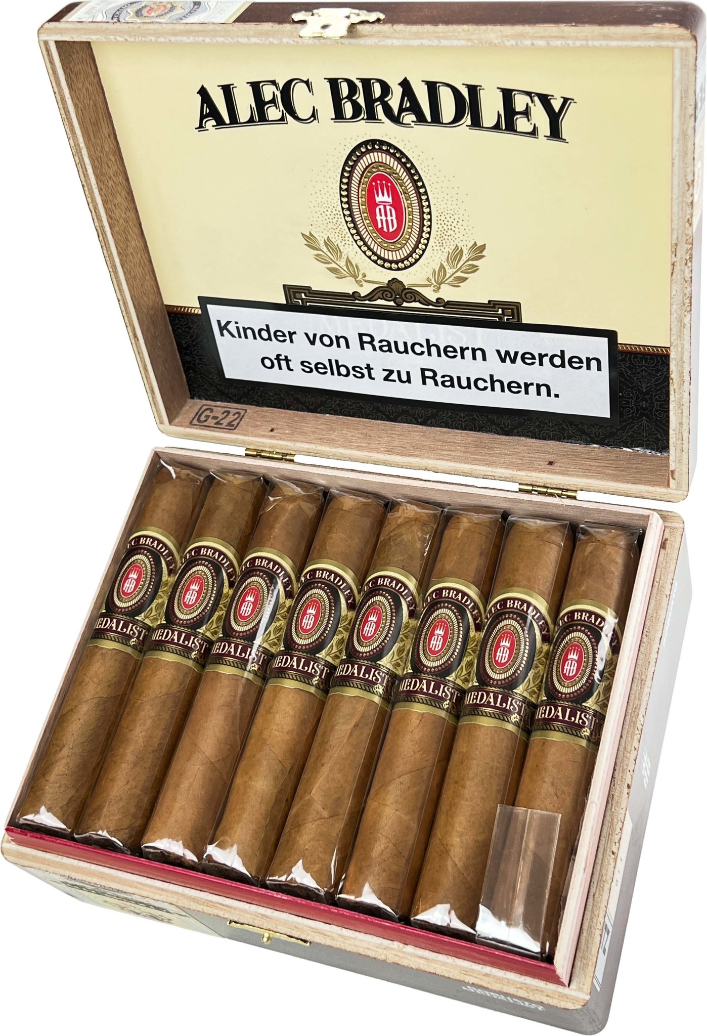 Alec Bradley Medalist Robusto 24er Kiste offen
