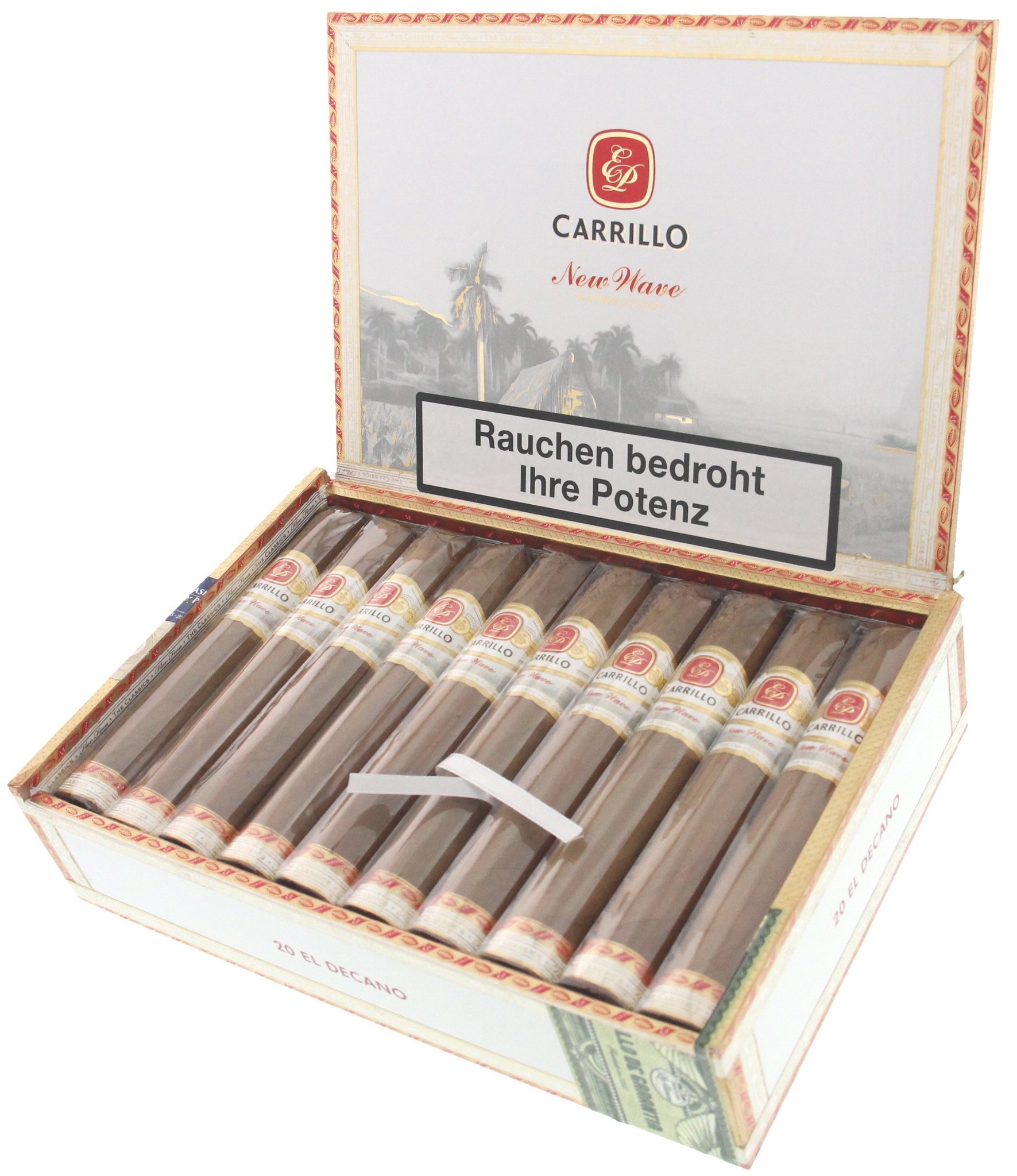 EPC Ernesto Perez-Carrillo NEW WAVE Connecticut El Decano (Gordo) Kiste offen