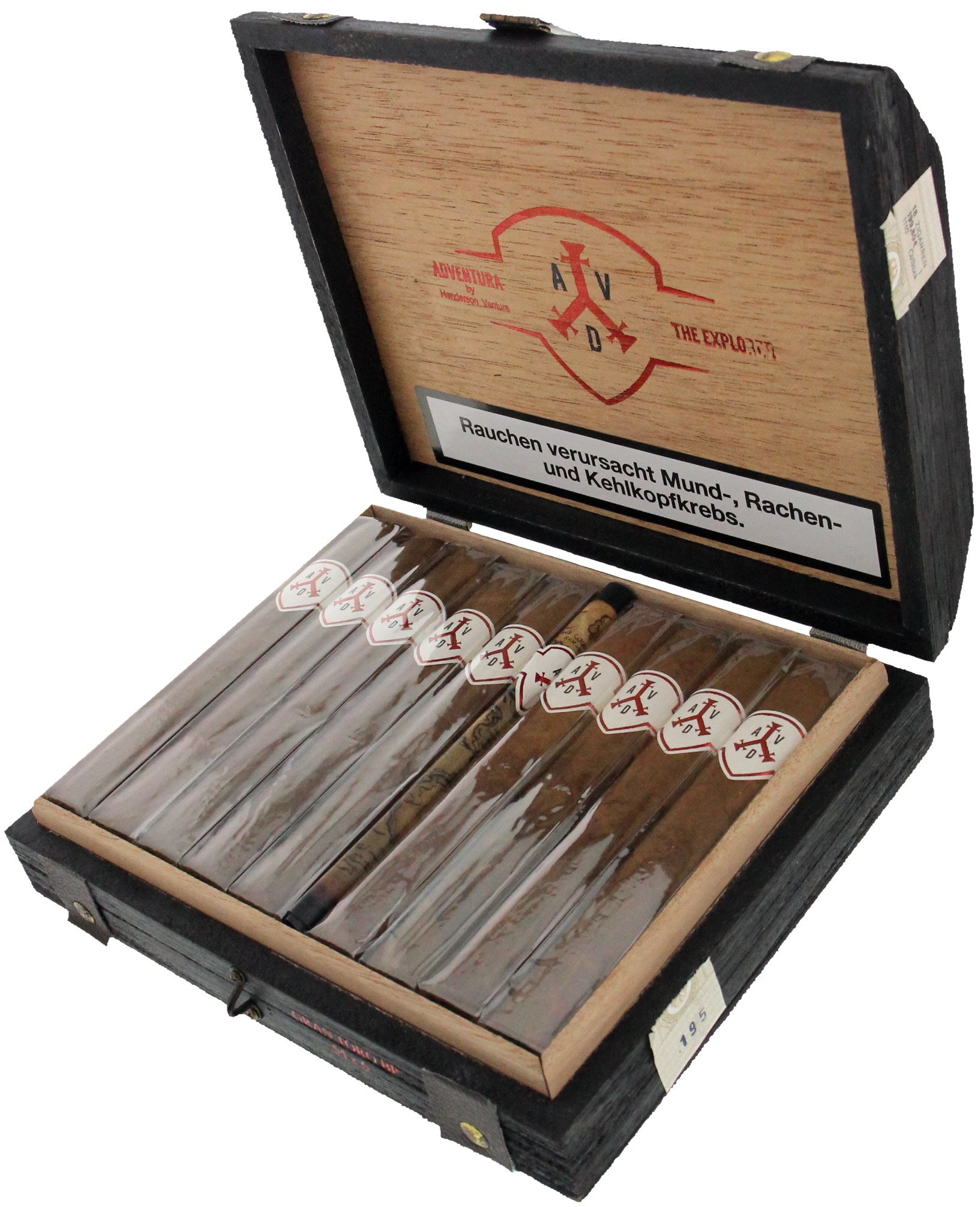 Adventura Cigars The Explorer Gran Toro box pressed Kiste offen