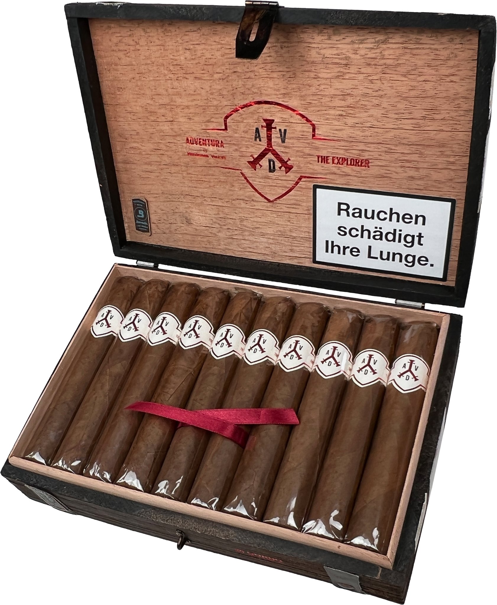 ADV Cigars & McKay The Explorer Gordo (60x6) Kiste offen