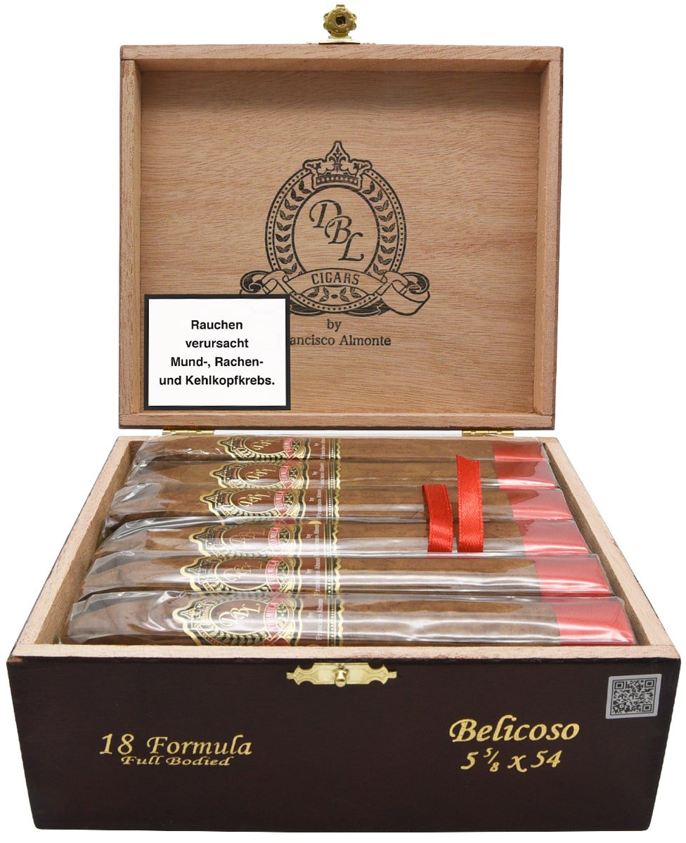 DBL Cigars Dominican Big Leaguer Formula Belicoso Kiste offen