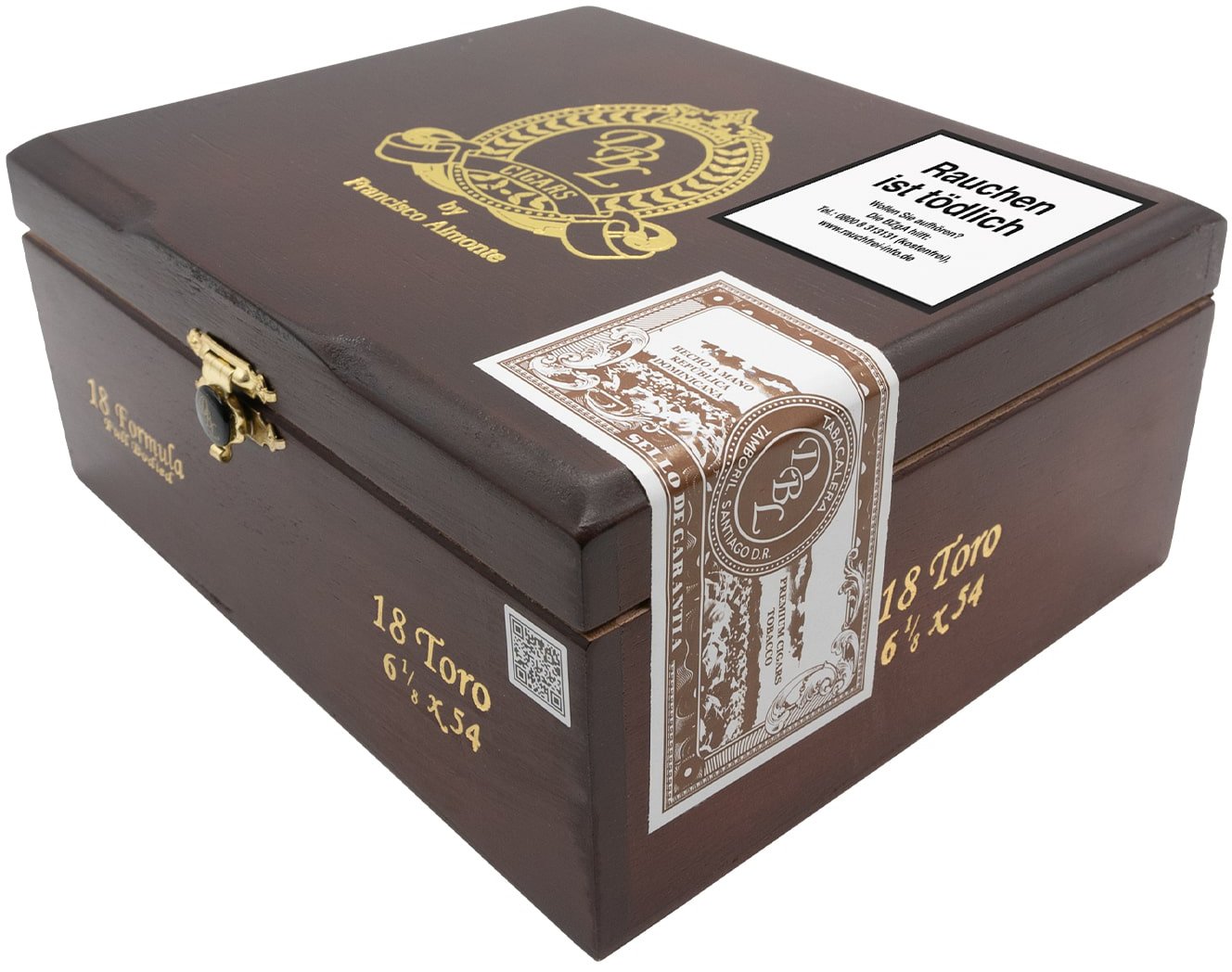 DBL Cigars Dominican Big Leaguer Formula Toro Kiste schräg