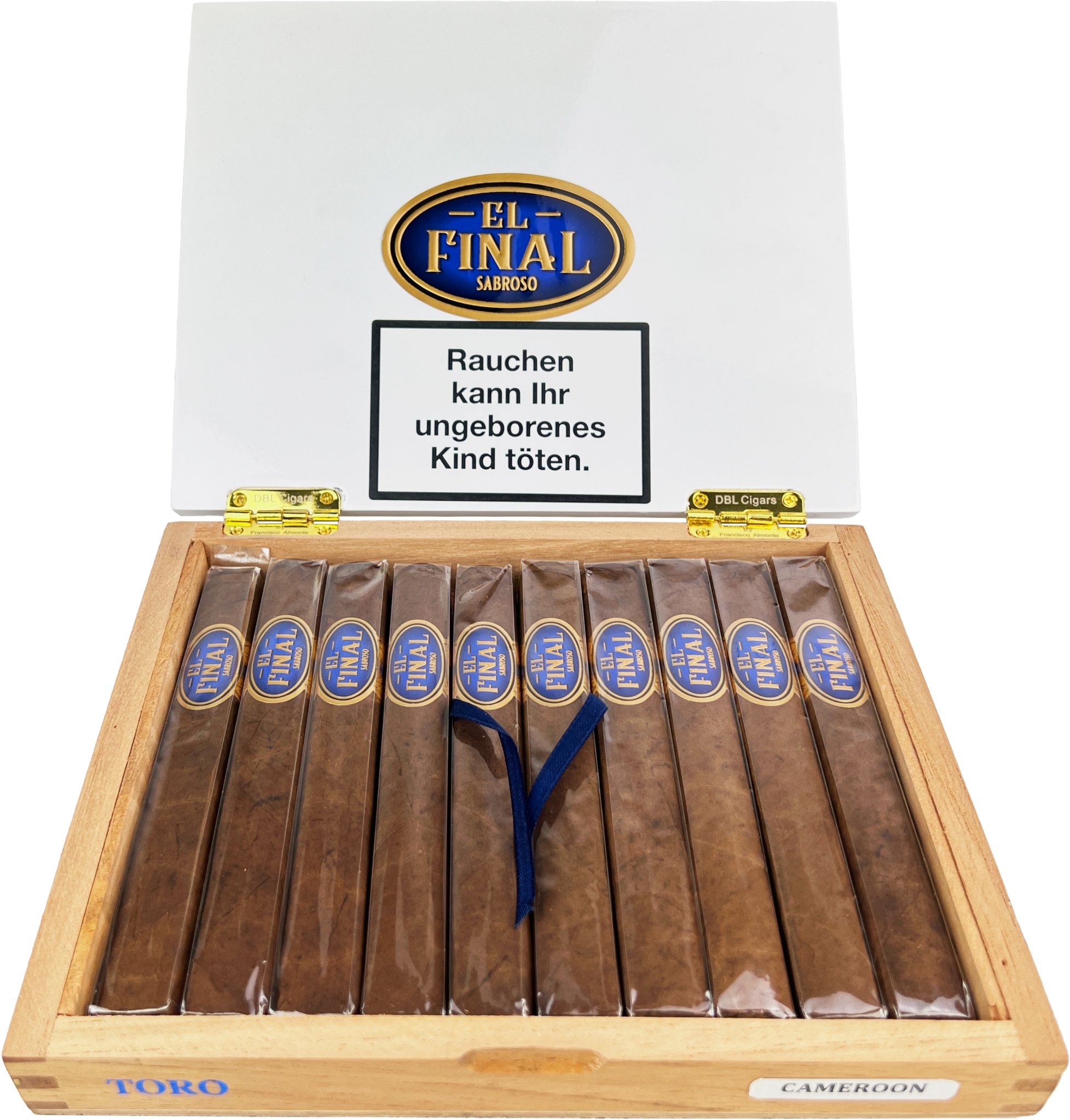 DBL Cigars Dominican Big Leaguer Limited Edition El Final Toro Cameroon Kiste offen