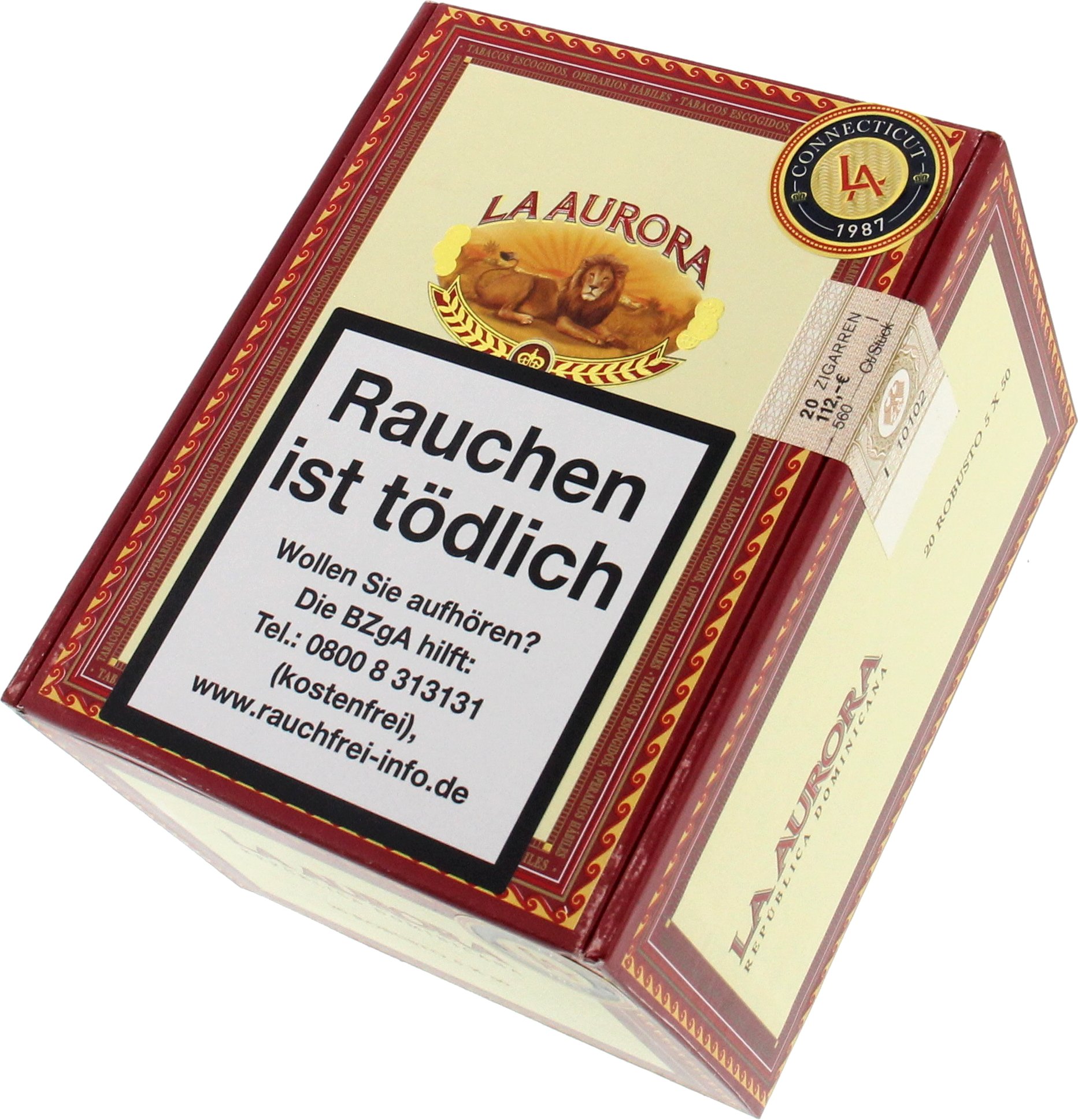 La Aurora Connecticut 1987 Robusto Kiste