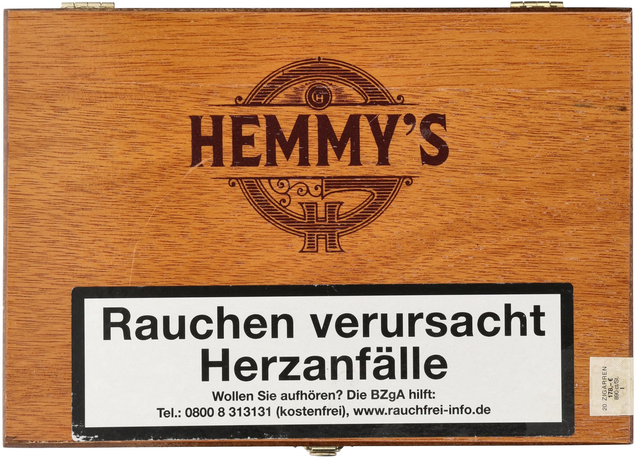 Hemmys Robusto box front