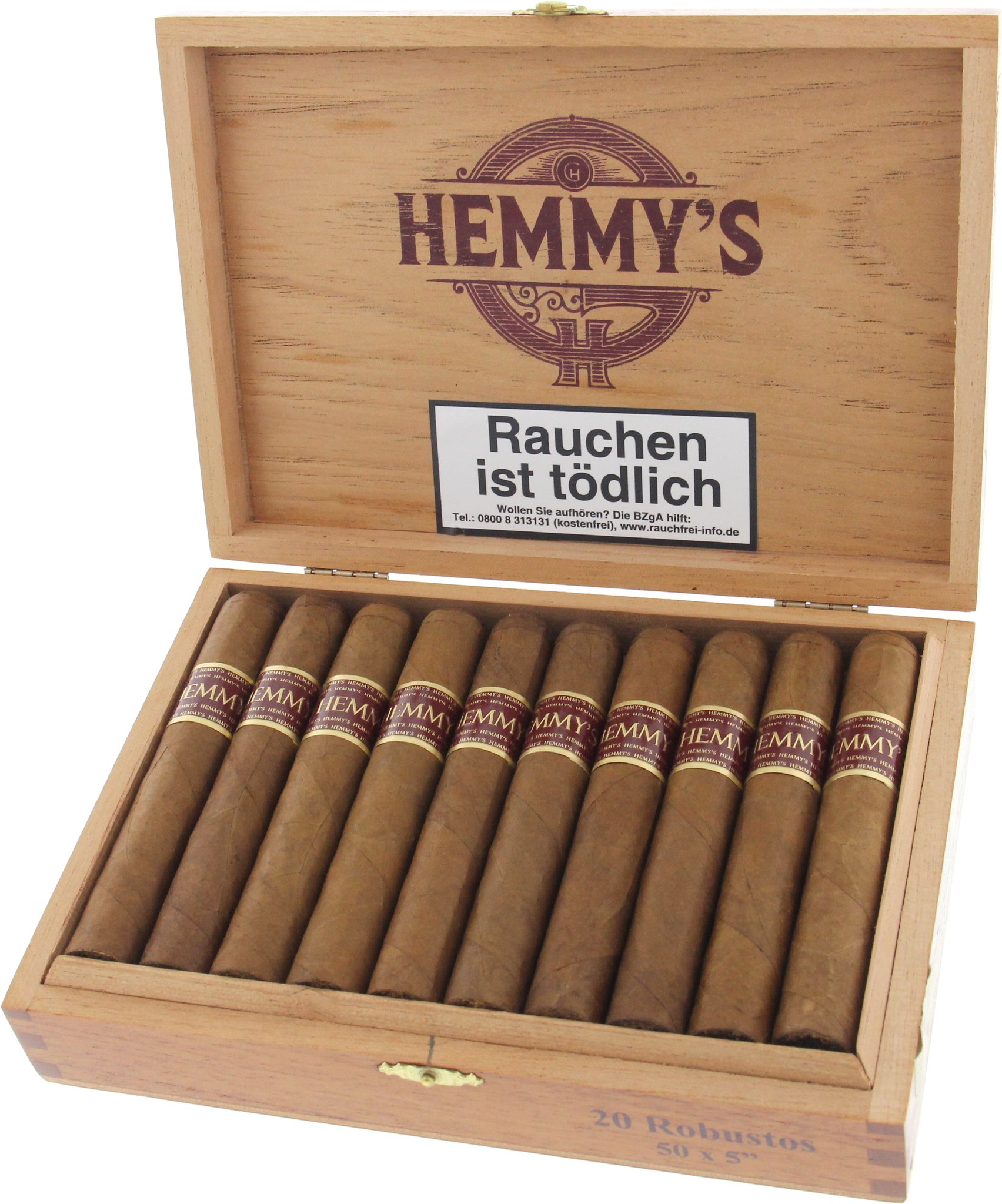 Hemmys Robusto (5x50) Kiste offen