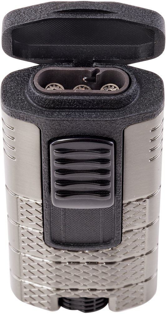 Xikar Tactical gunmetal schwarz (1553gmbk) offen