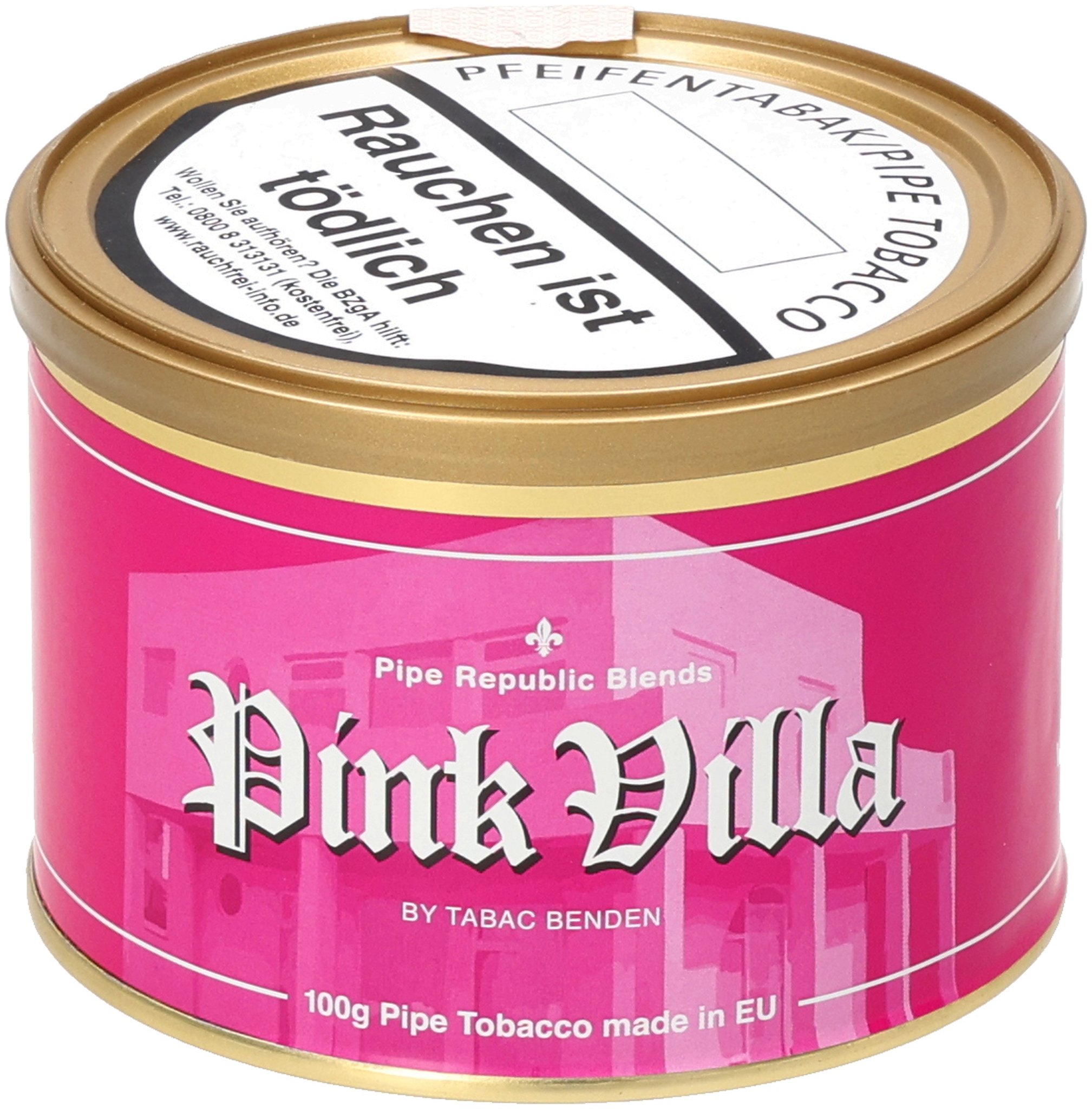 Pipe Republic Blends Pink Villa 100g Dose_01