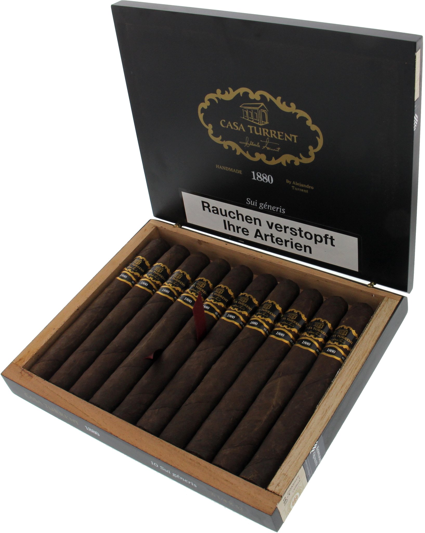 A. Turrent Casa Turrent 1880 Toro Kiste offen