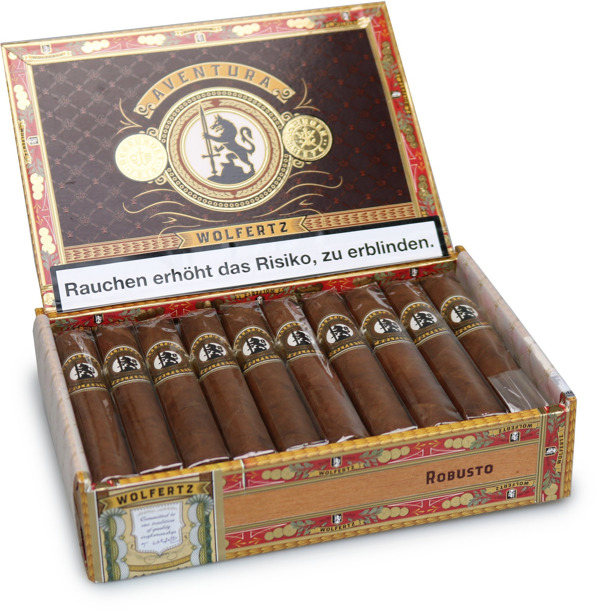 Wolfertz Aventura Robusto Kiste offen
