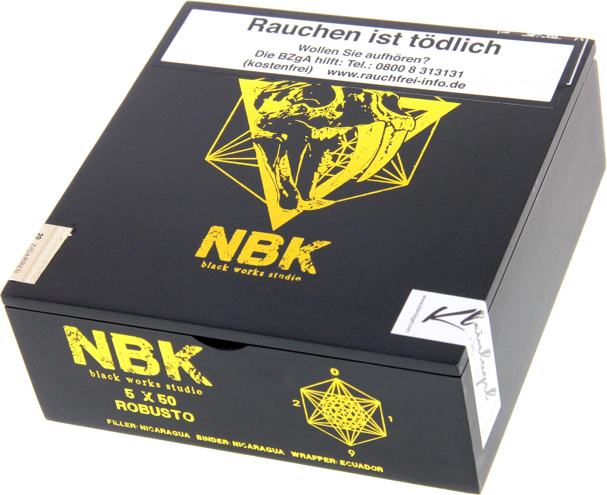 Black Label Trading Company Black Works Studio NBK Robusto Kiste
