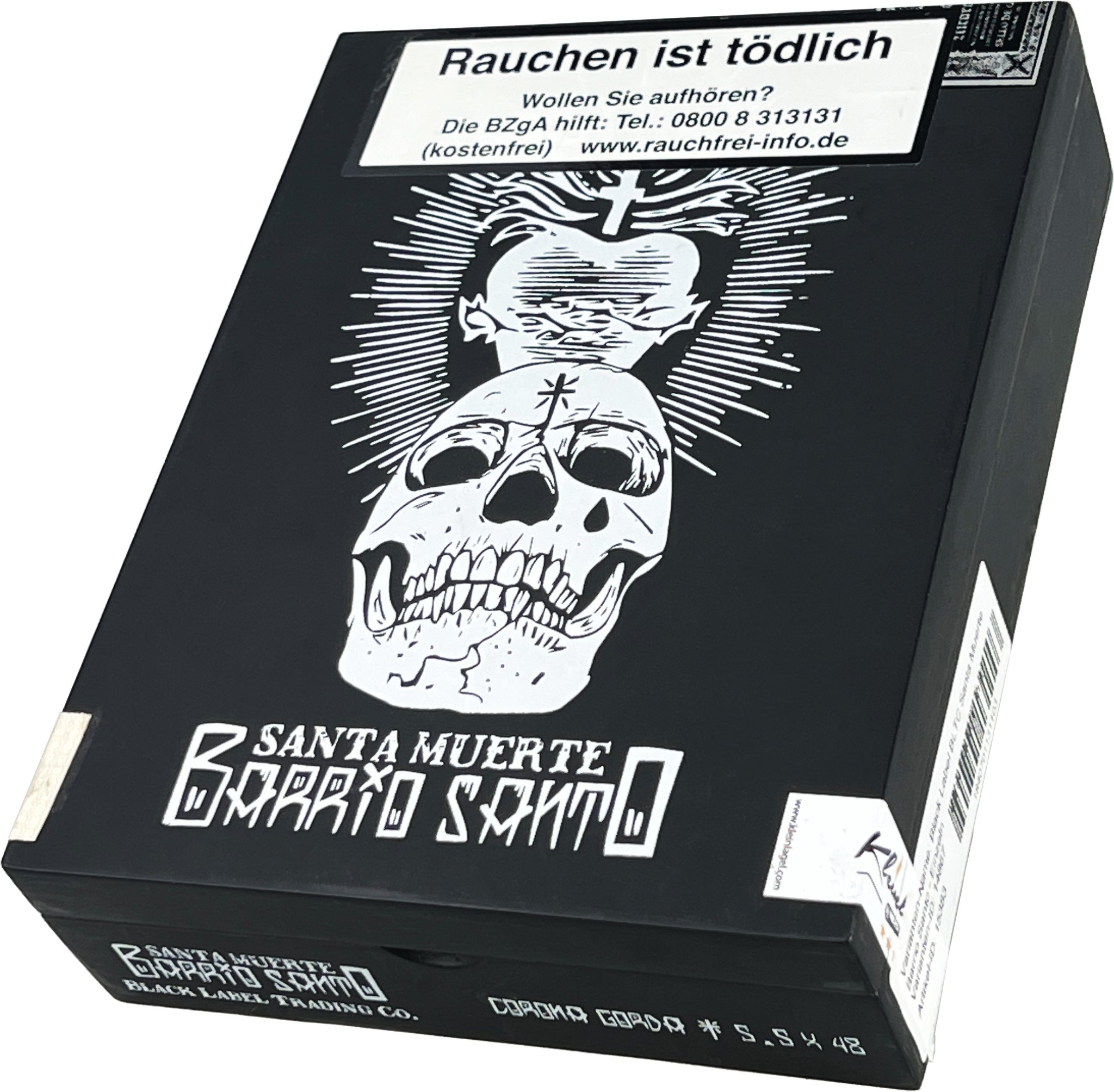 Santa Muerte Barrio Santo Corona Gorda Kiste