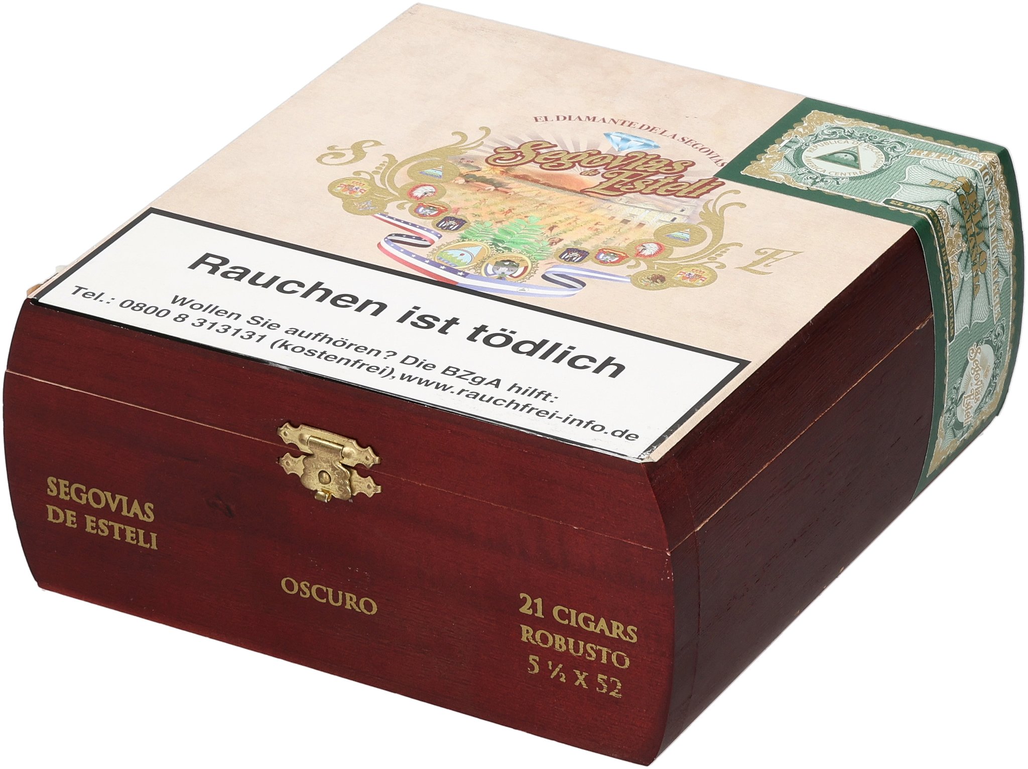 Segovia Oscuro Robusto box