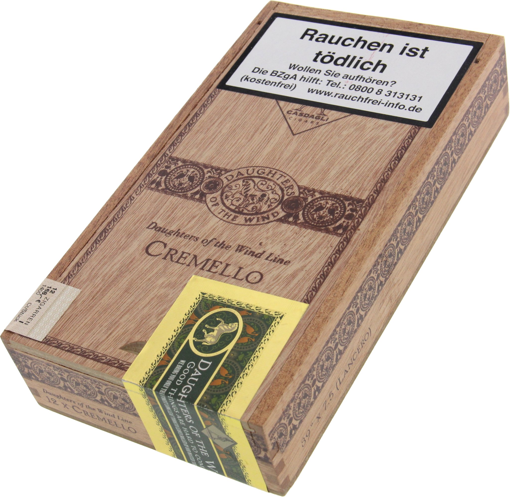 Casdagli Cigars Daughters of the Wind Line Cremello Kiste