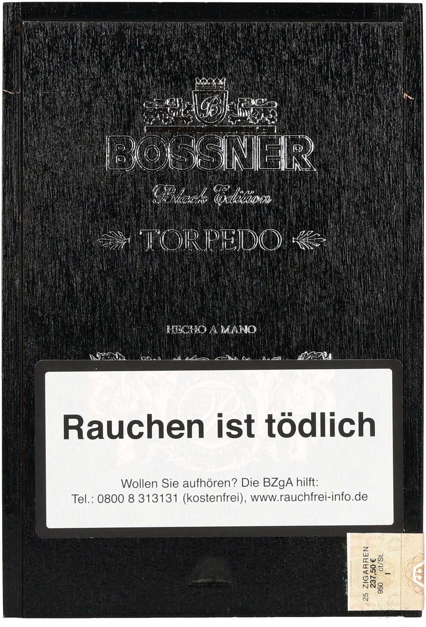 Bossner Black Edition (Nicaragua) Torpedo_Kiste