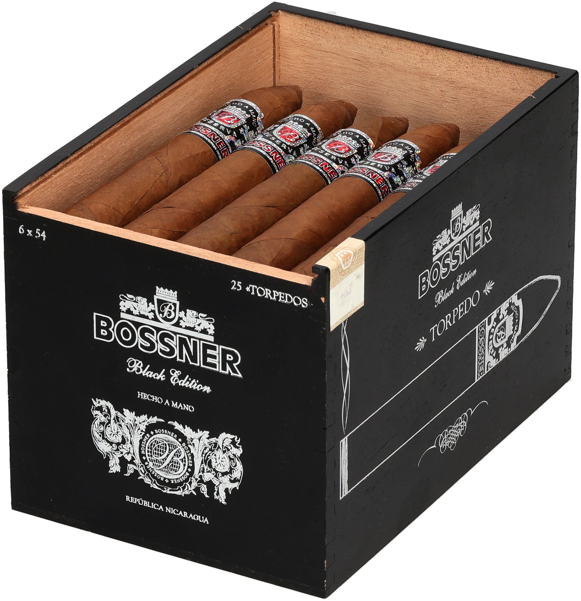 Bossner Black Edition (Nicaragua) Torpedo_Kiste