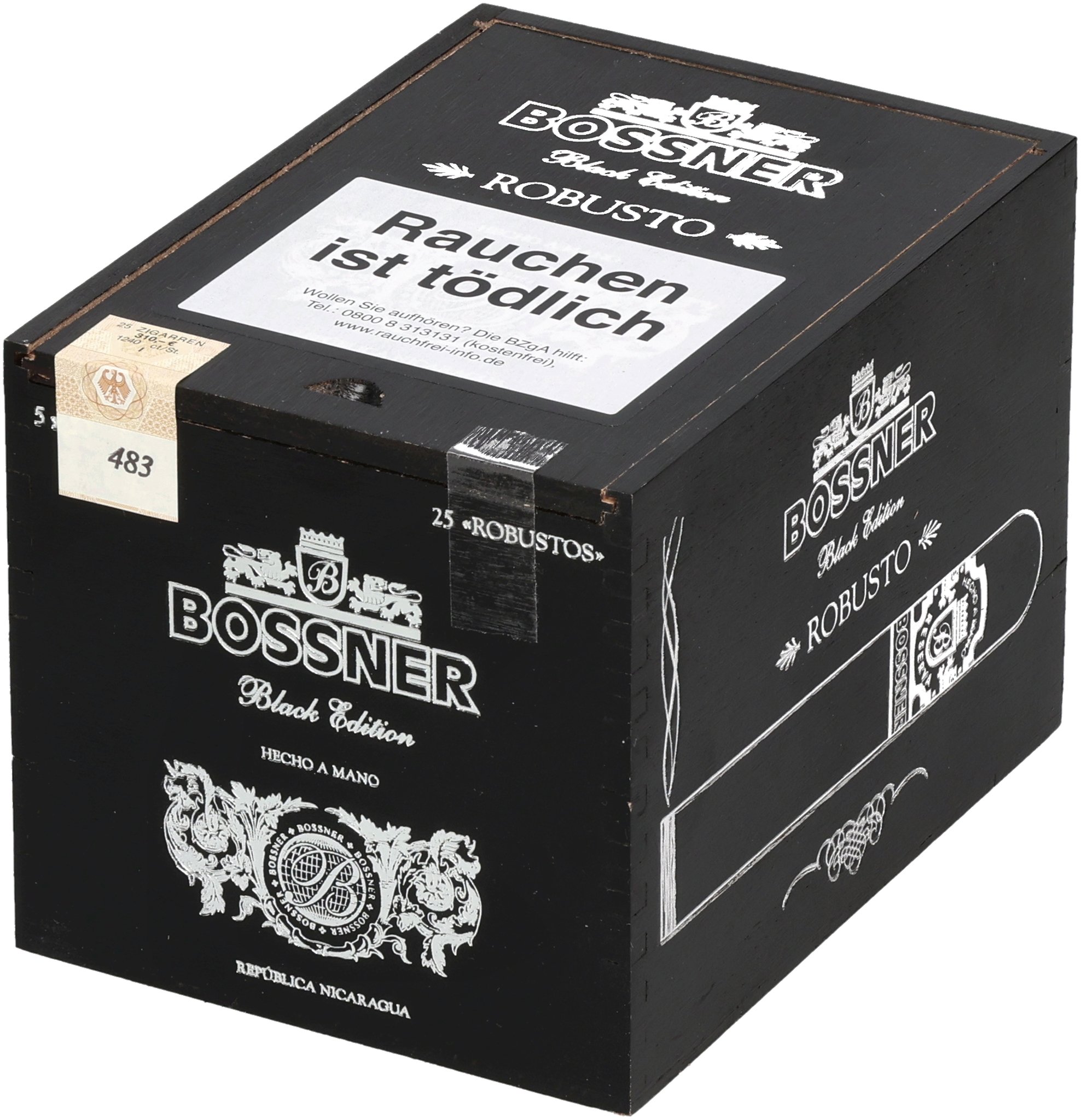 Bossner Black Edition (Nicaragua) Robusto_Kiste