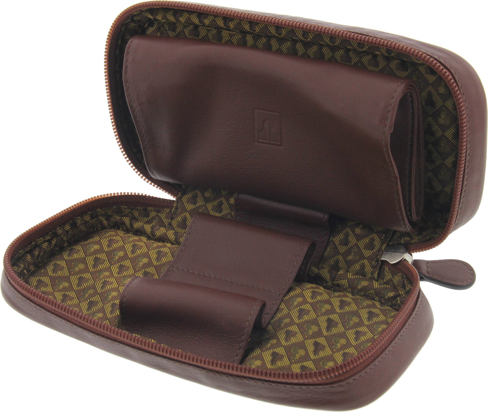 Castello Pfeifentasche 2er braun Bild 2