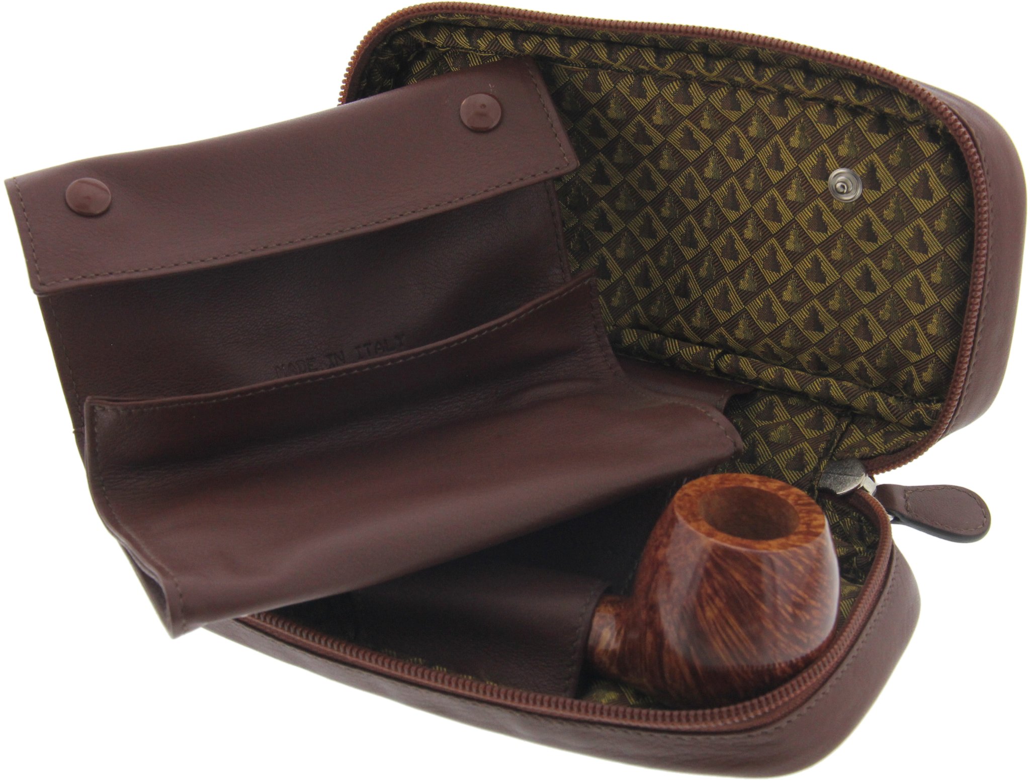 Castello Pfeifentasche 2er braun Bild 4