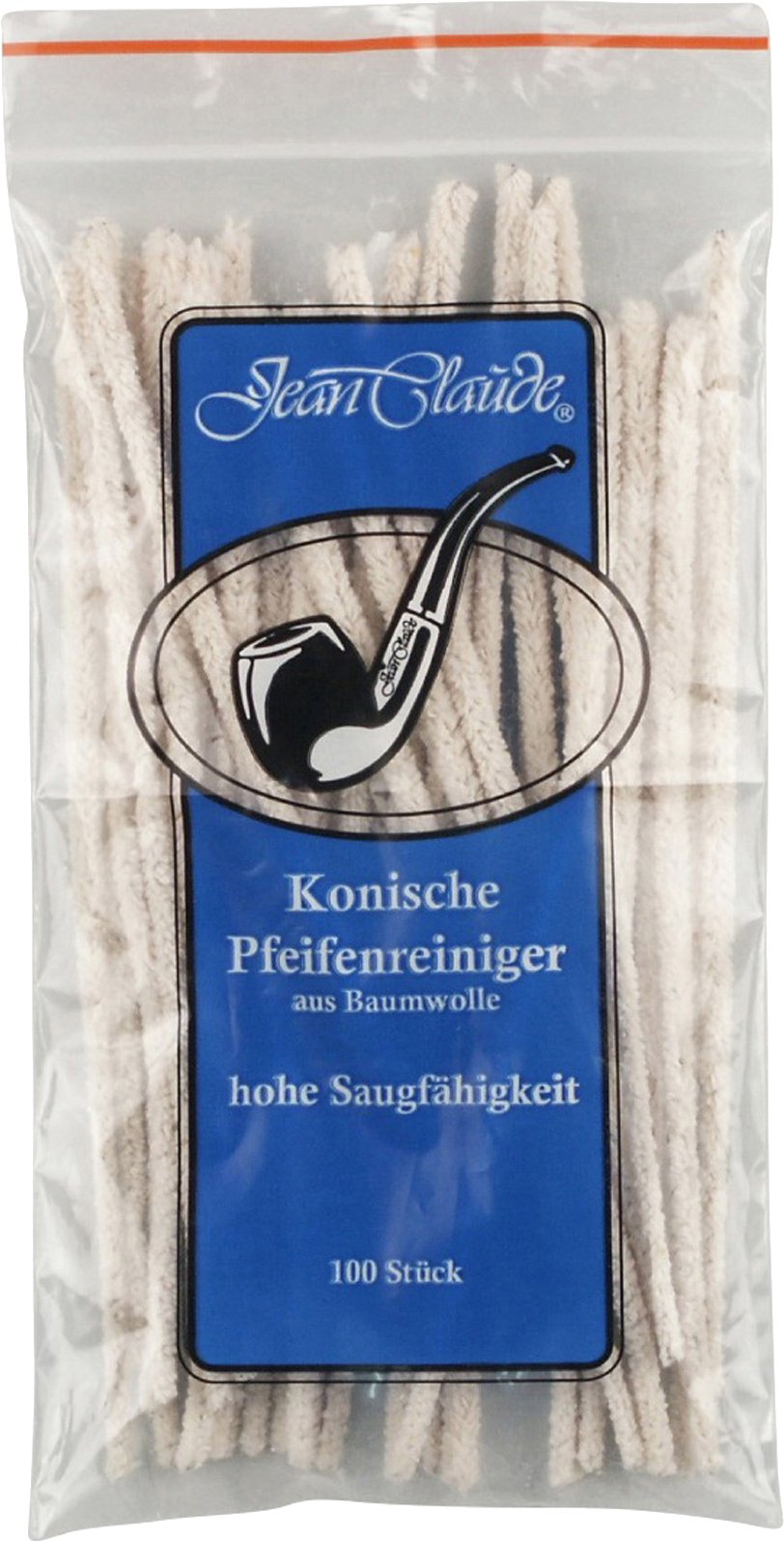 Jean Claude Pfeifenreiniger aus Baumwolle konisch 100 Stk. (010052)