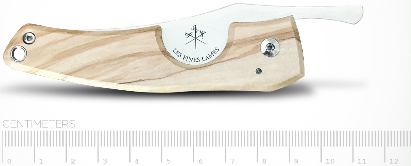 Les Fines Lames Le Petit Zigarrenmesser wood olive cm