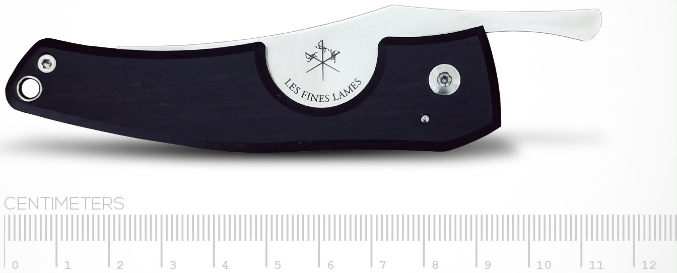 Les Fines Lames Le Petit Zigarrenmesser wood ebony cm