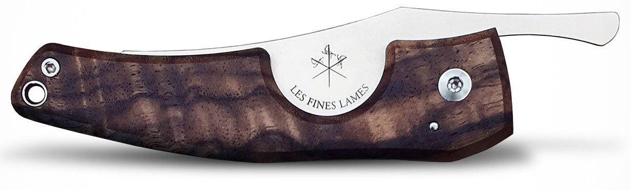 Les Fines Lames Zigarrenmesser Le Petit Gunstock Walnut Burl Test