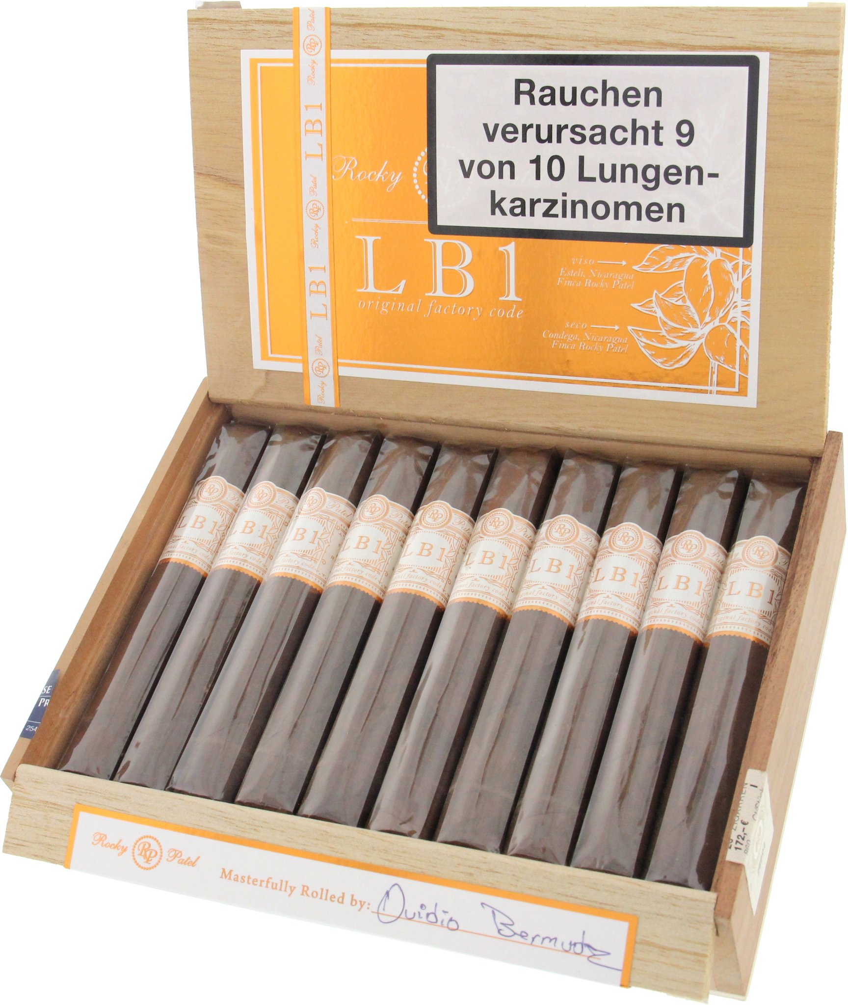 Rocky Patel LB-1 Robusto Kiste offen