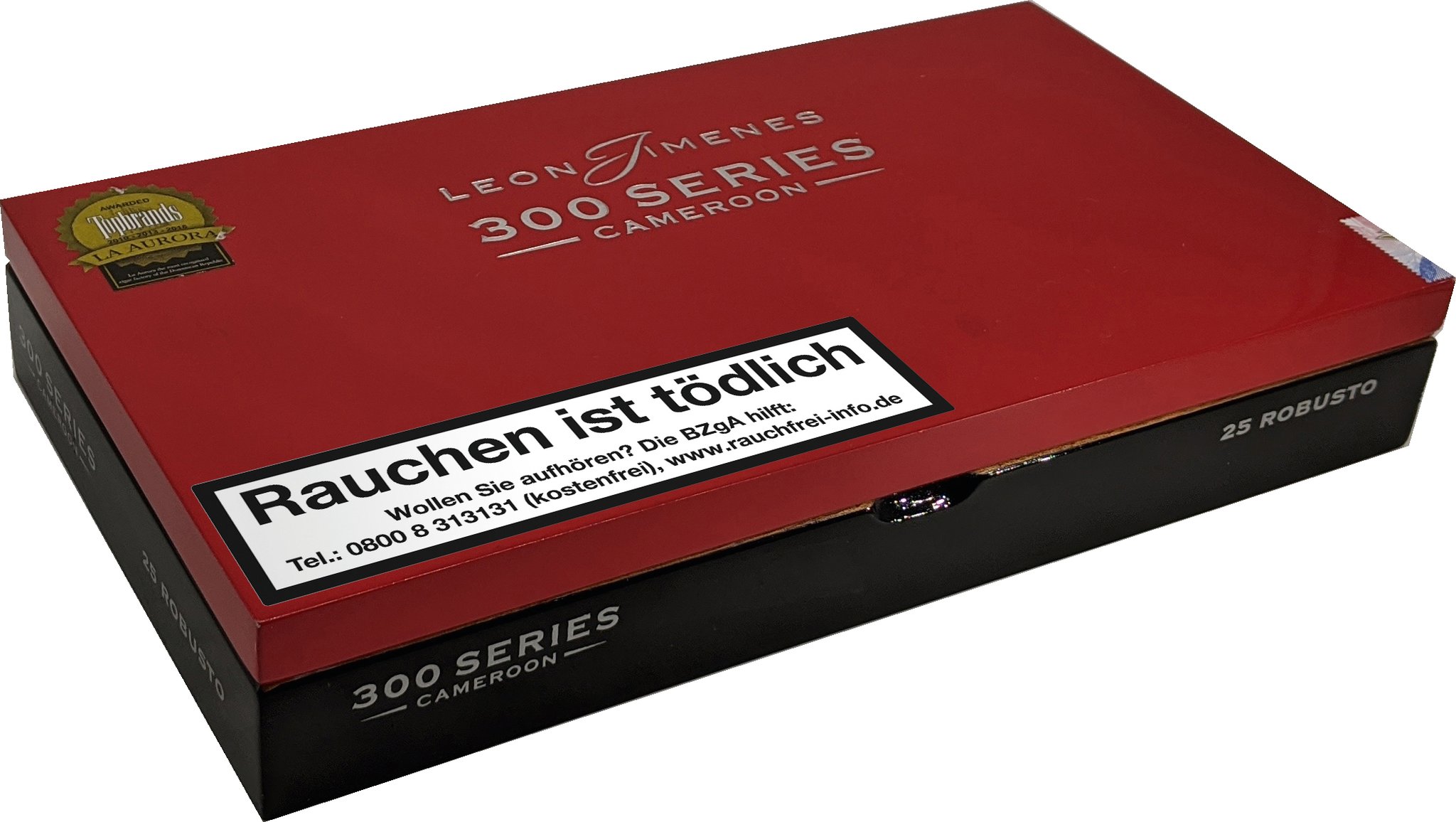 Leon Jimenes Series 300 Cameroon Robusto Kiste