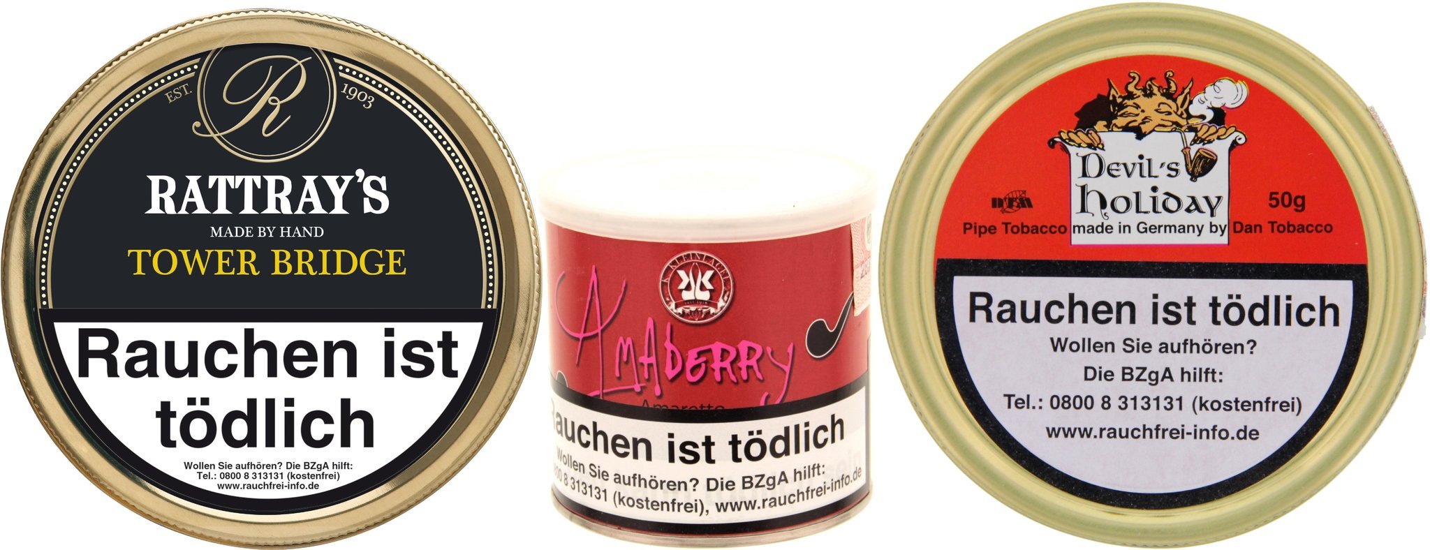 CIGARWORLD Pfeifentabak Tasting Bundle Edition Fruchtige Tabake