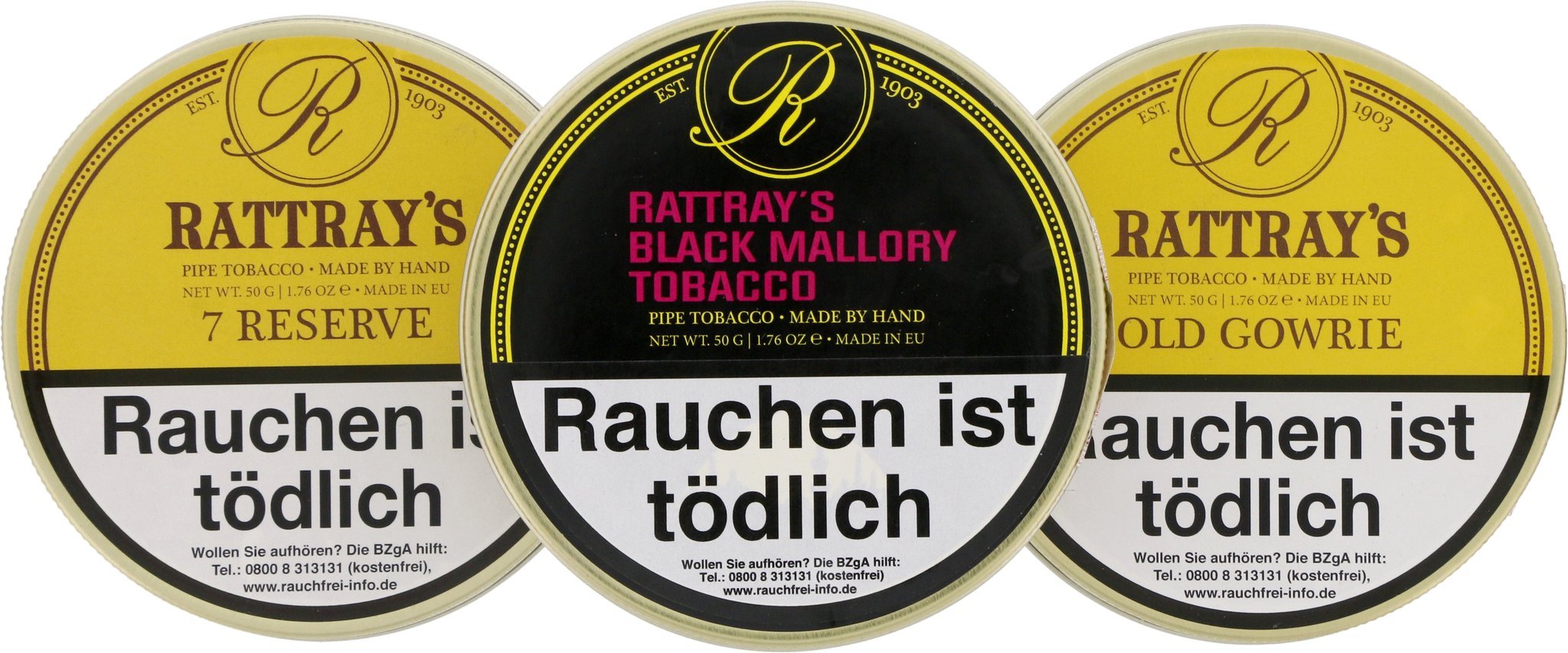 CIGARWORLD Pfeifentabak Tasting Bundle Edition Rattray´s British