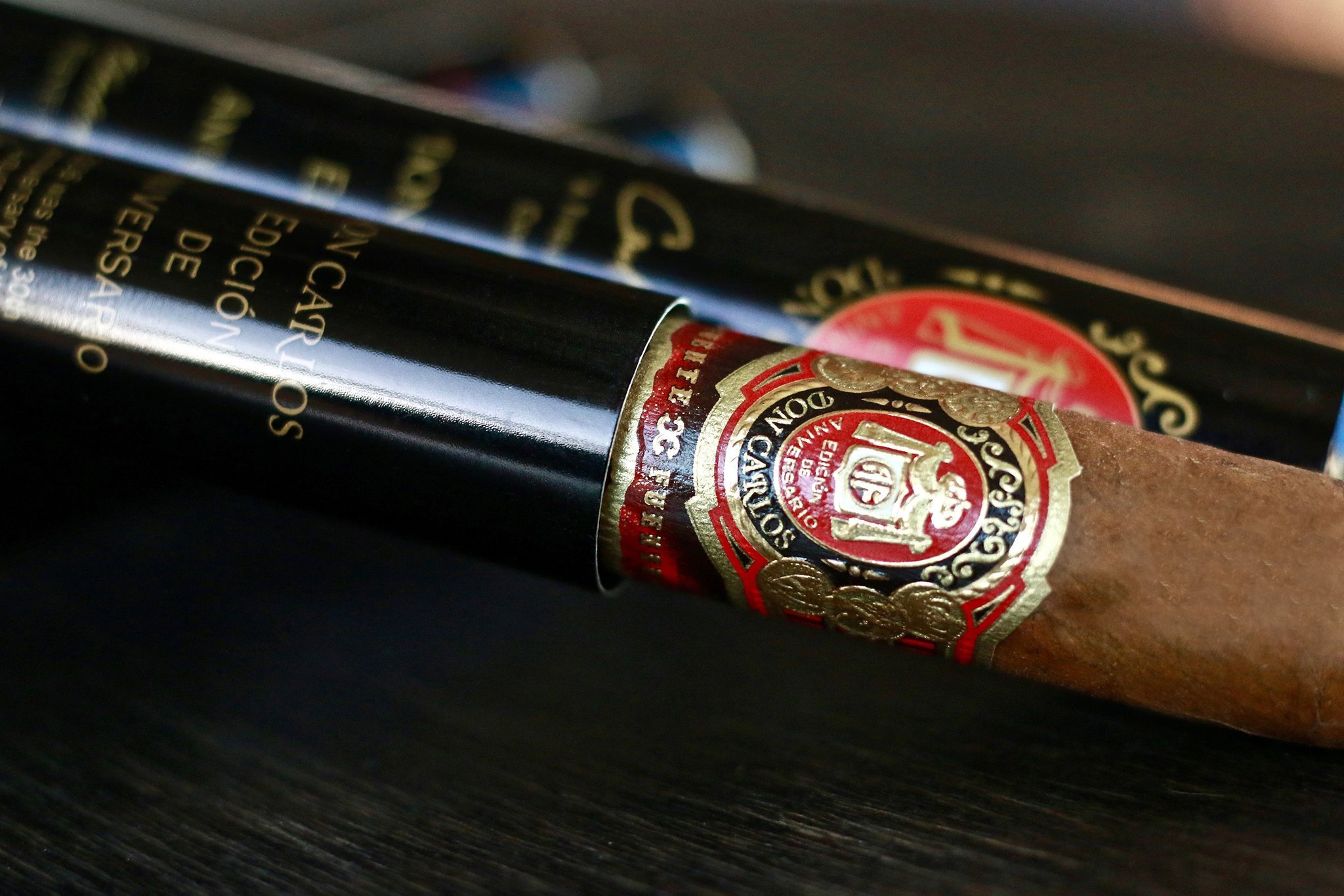 Arturo Fuente Don Carlos Edicion de Aniversario Double Robusto Tubo Detailbild 2