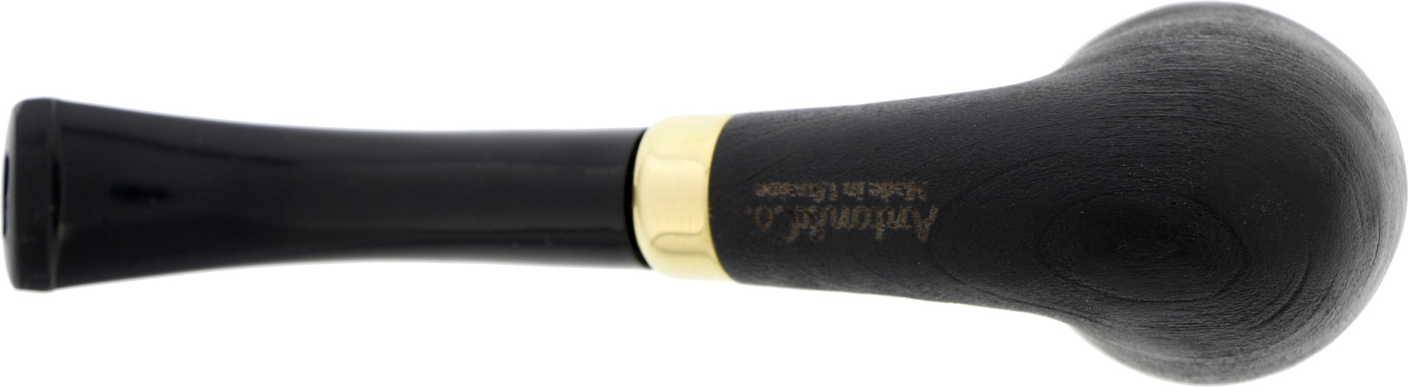 Anton Pipes Pfeifen P003 Black sandblast Maple (Ahorn) Unterboden