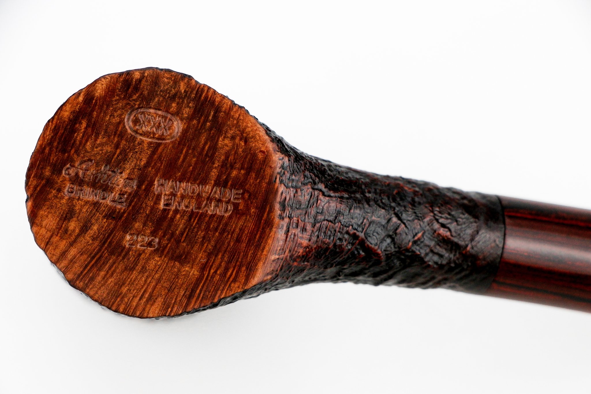Ashton Pipes Pfeifen sandblast XXX Brindle (Nr. 104)_03