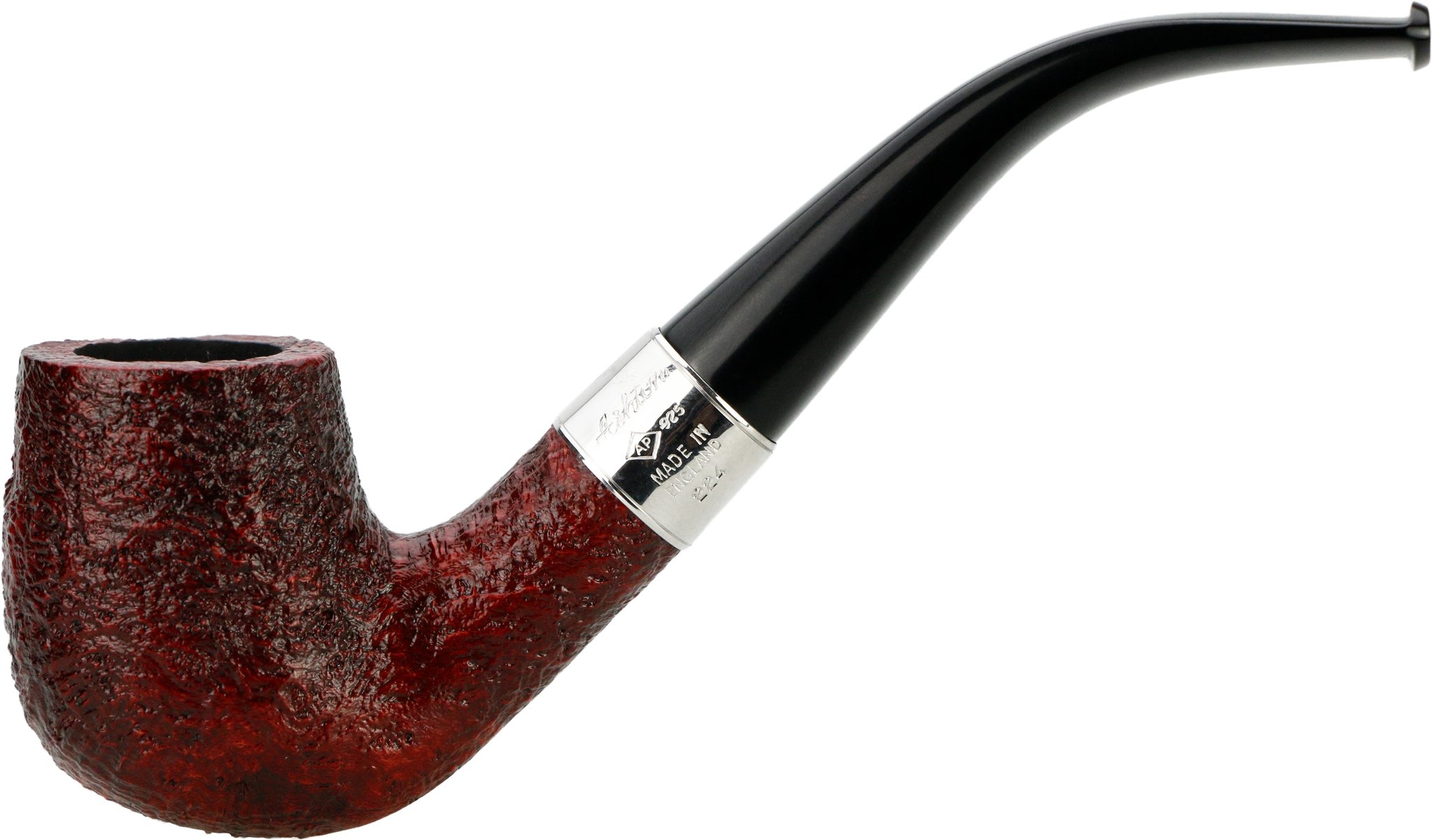 Ashton Pfeifen sandblast XXX Pebble Grain 9mm (Nr. 120)_01