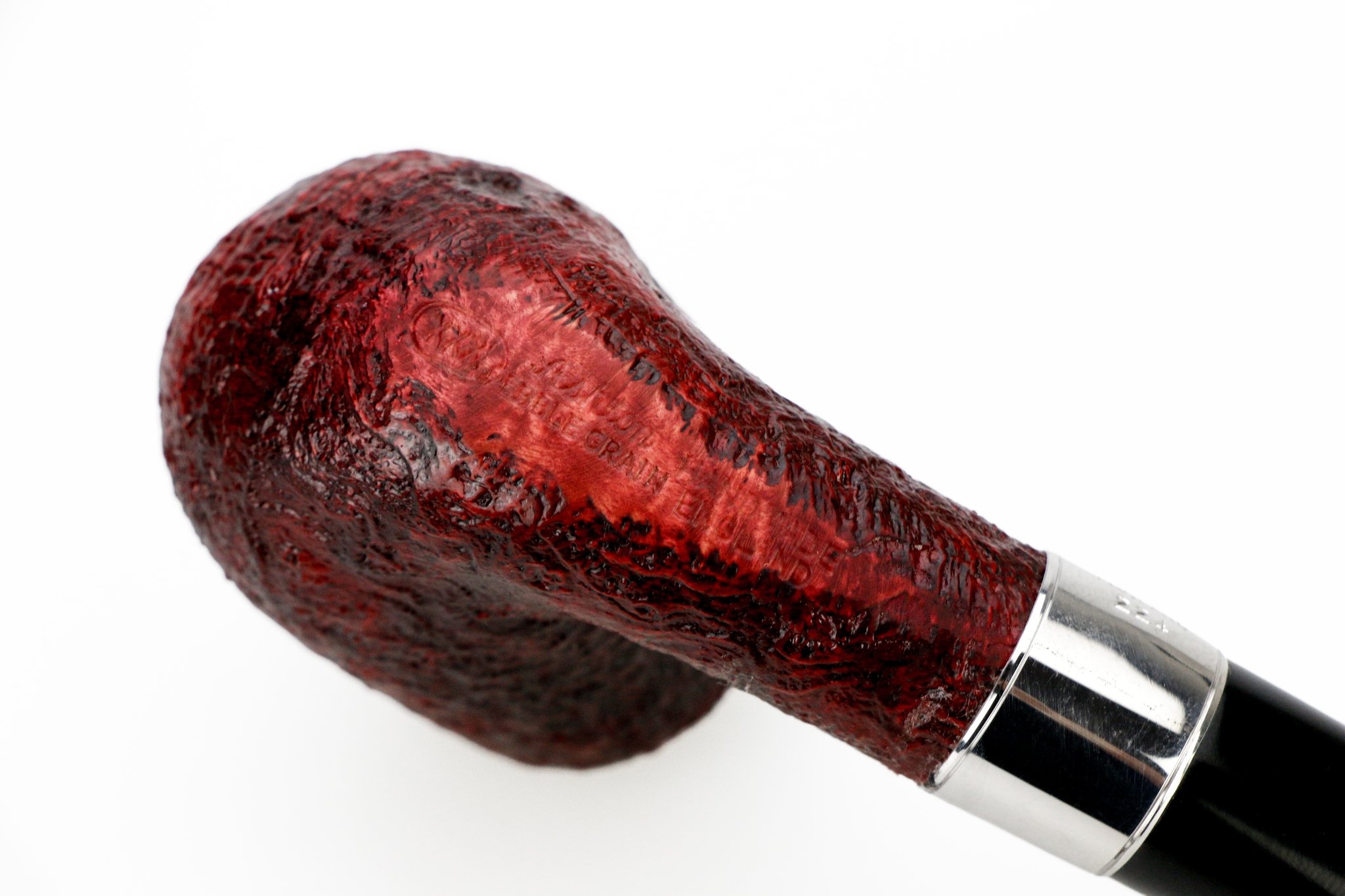 Ashton Pfeifen sandblast XXX Pebble Grain 9mm (Nr. 120)_03