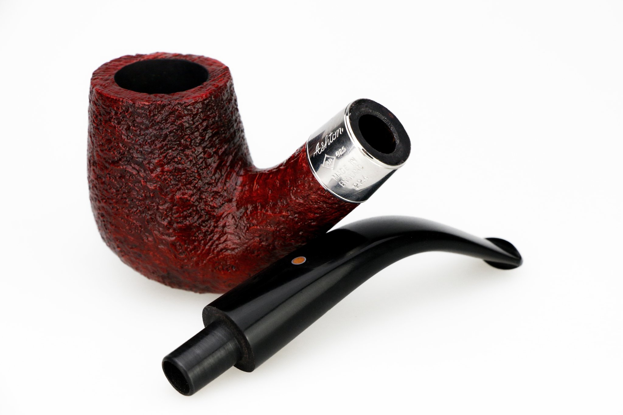 Ashton Pfeifen sandblast XXX Pebble Grain 9mm (Nr. 120)_05