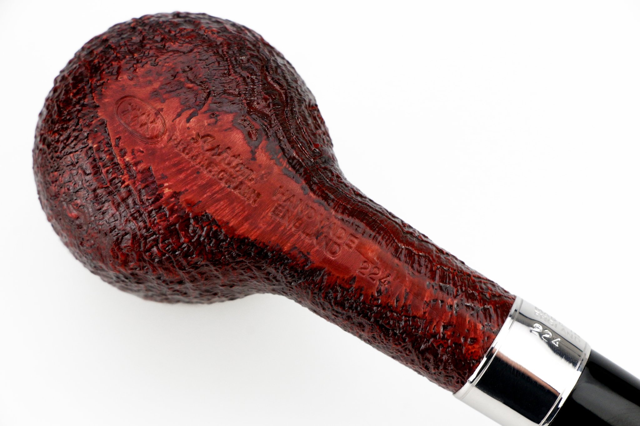 Ashton Pfeifen sandblast XXX Pebble Grain 9mm (Nr. 125)_03